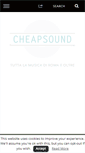 Mobile Screenshot of cheap-sound.com